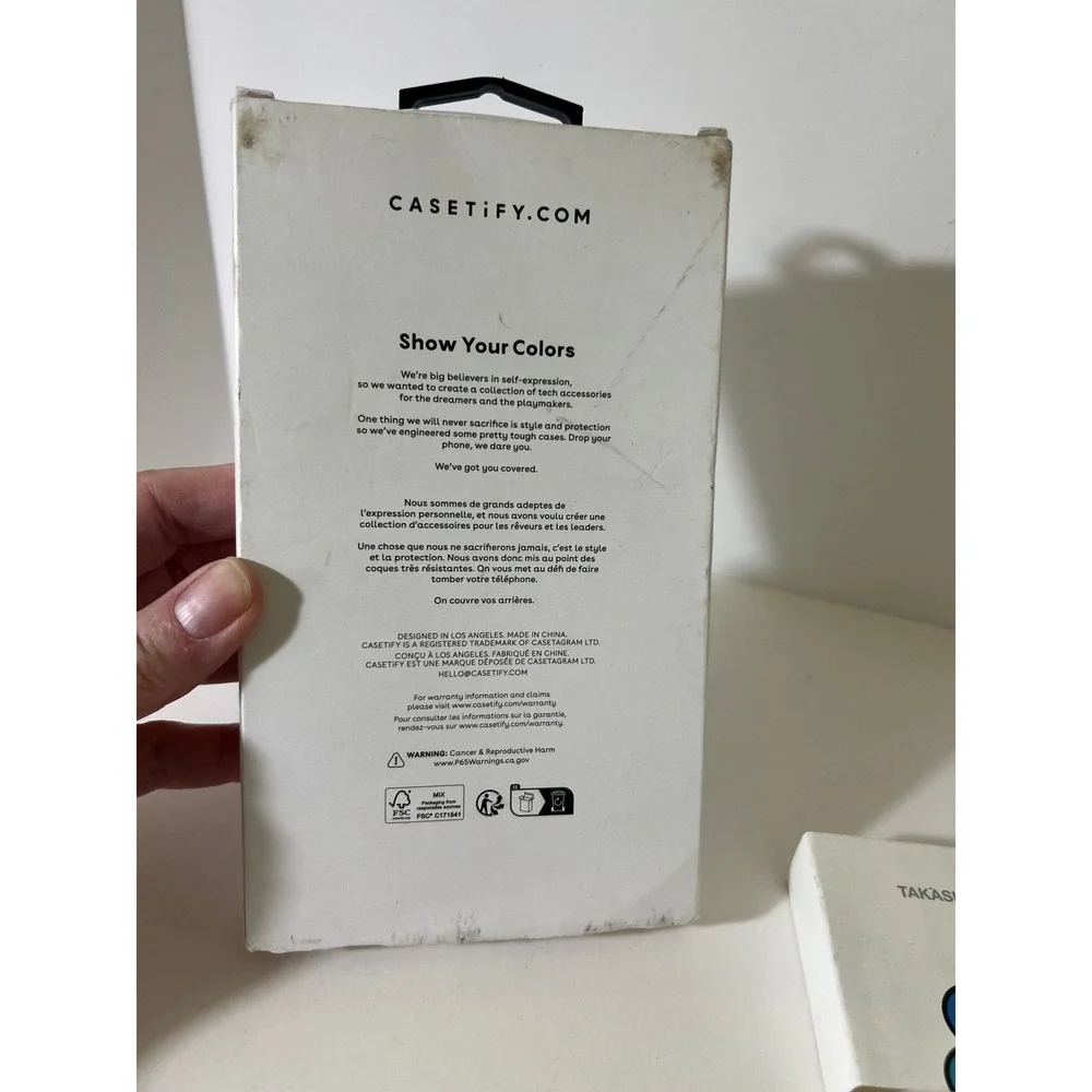 Casetify x Takashi Murakami Flowers Bloom Iphone Case Black Smile Rainbow NIP